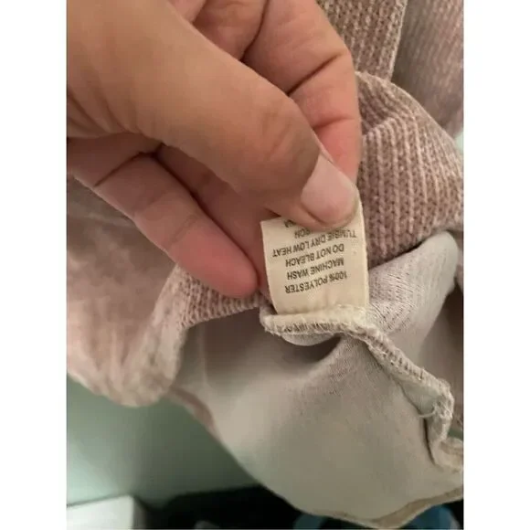 Prissy Jane Brown Beige 1/4 Zip Pullover Size Medium - Picture 6 of 6